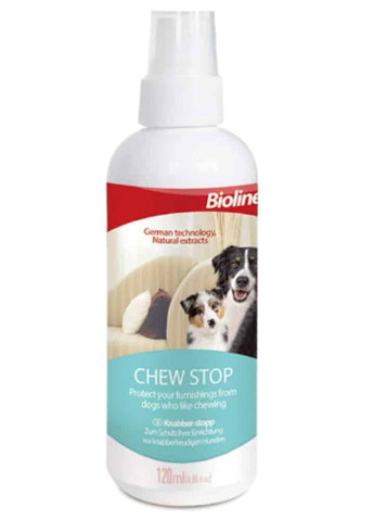 BIOLINE REPELENTE PERRO: CHEW STOP 120ML