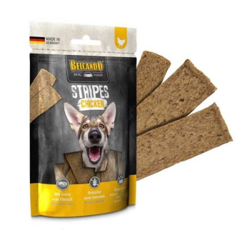 BELCANDO SNACKS STRIPES POLLO 70GR