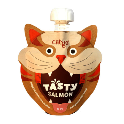 COMPOTA CAT TASTY CATGO SALMON CIERVO