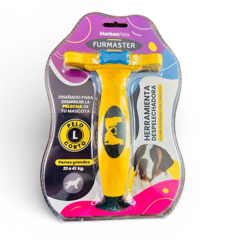 CEPILLO ELIMINADOR DE PELOS MUERTO L (PELO CORTO)