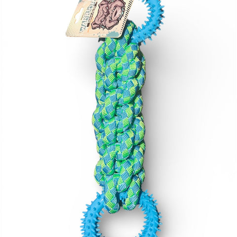 WARRIOR CUERDA TRENZADA AROS DENTAL GOMA 35 cm | 240 g