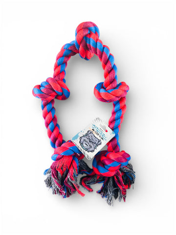 WARRIOR CUERDA TRENAZADA CON AMARRES 85x10 cm | 670g