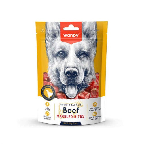 SNACK WANPY MARBLED BEEF BITES 100GR