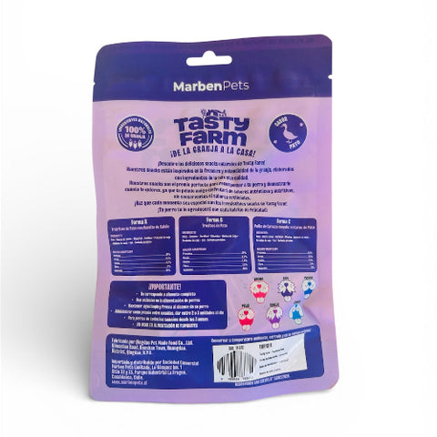 TROCITOS DE PATOS 100GR TASTY FARM