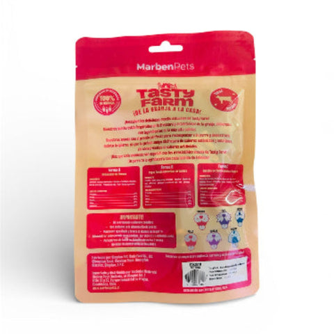 PAPAS DULCE ENVUELTA EN VACUNO 100GR TASTY FARM