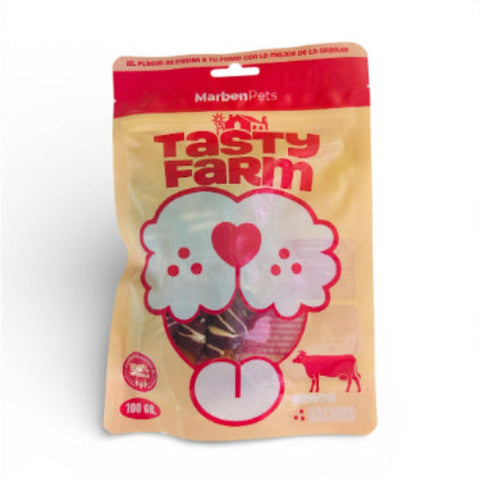 PAPAS DULCE ENVUELTA EN VACUNO 100GR TASTY FARM