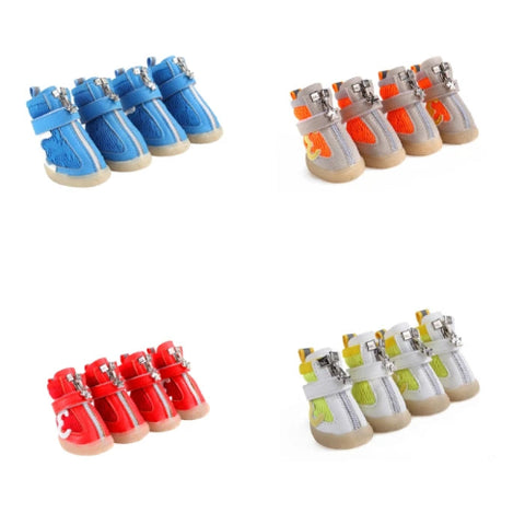 ZAPATOS PARA PERRO CUERO Y SUELA DE CAUCHO TALLA L WONDER DOG