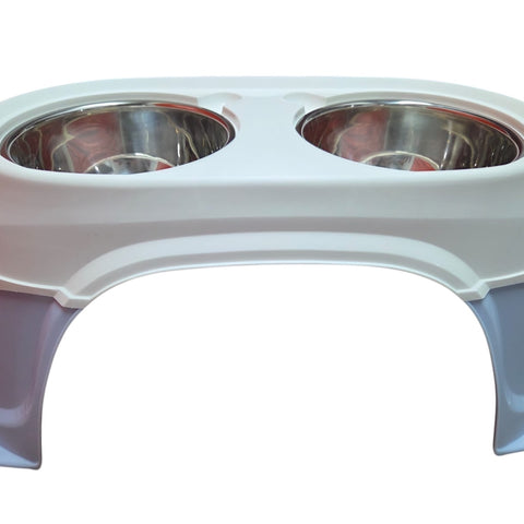 COMEDERO EN ALTURA PARA MASCOTAS AZUL Cap. 600ml