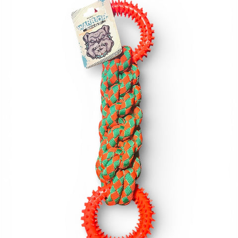 WARRIOR CUERDA TRENZADA AROS DENTAL GOMA 35 cm | 240 g